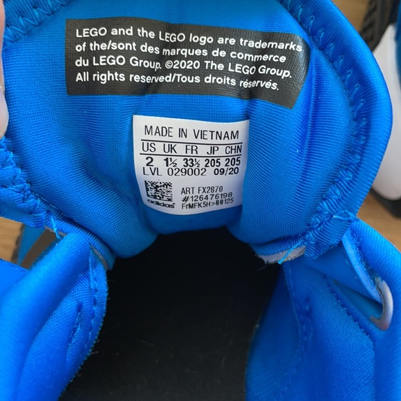 adidas | Shoes | Adidas X Lego Sport Shoes Size 2 | Poshmark